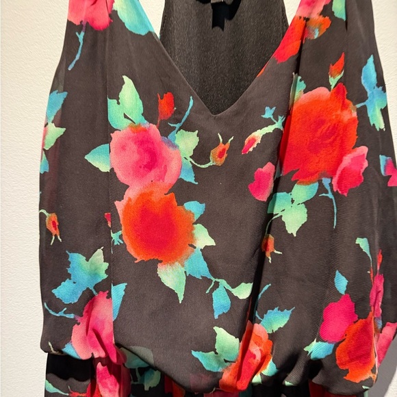 RW&CO. Black Floral Maxi Dress - Picture 2 of 7